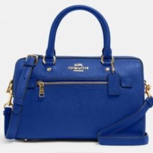Coach Rowan Satchel Sport Blue NWT, HTF in this color